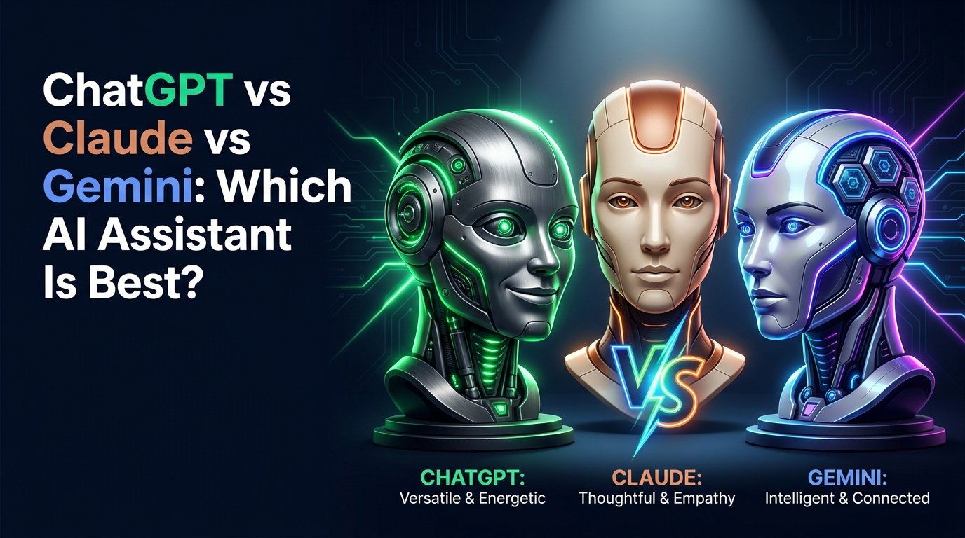 ChatGPT vs Claude vs Gemini: Which AI Assistant Is Best for You?