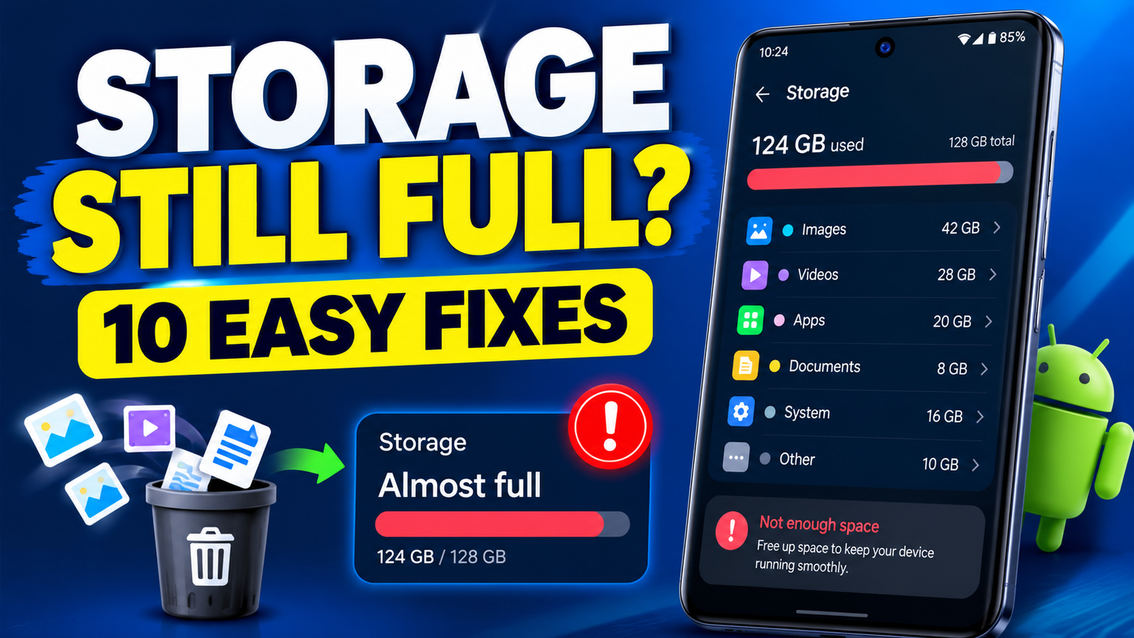 Why Is Android Storage Still Full After Deleting Files? 10 Easy Fixes android storage full 10 easy fixes